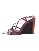 Prada Patent Leather Slingback Sandals