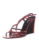 Prada Patent Leather Slingback Sandals