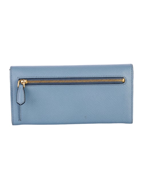 Prada Saffiano Lux Leather Continental Wallet