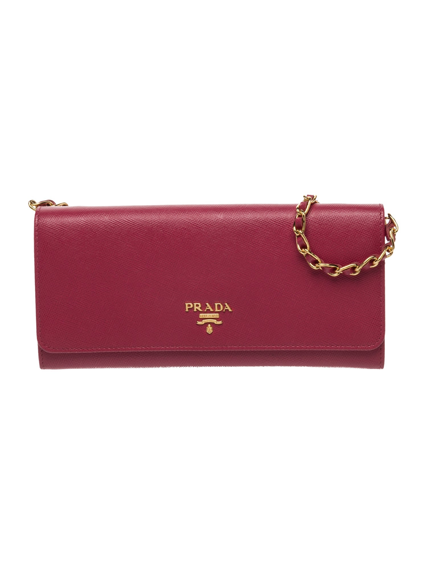Prada Saffiano Leather Metal