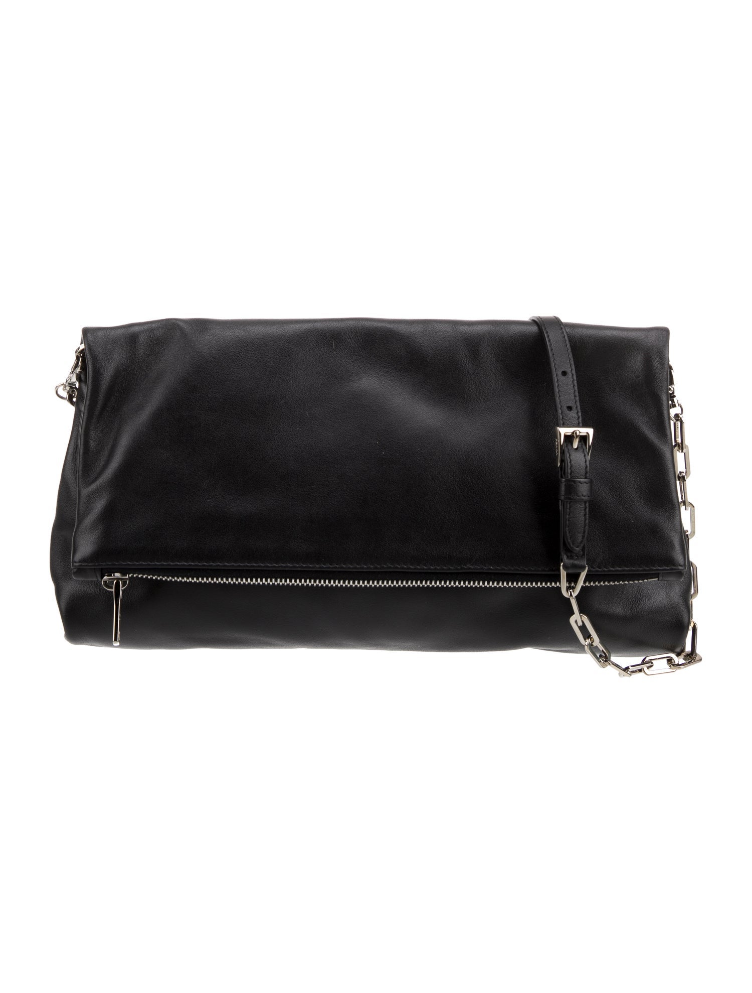 Prada Soft Calf Leather Shoulder Bag