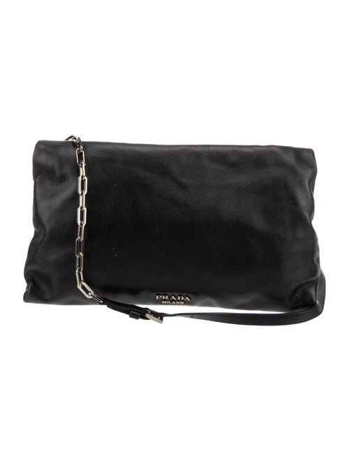 Prada Soft Calf Leather Shoulder Bag