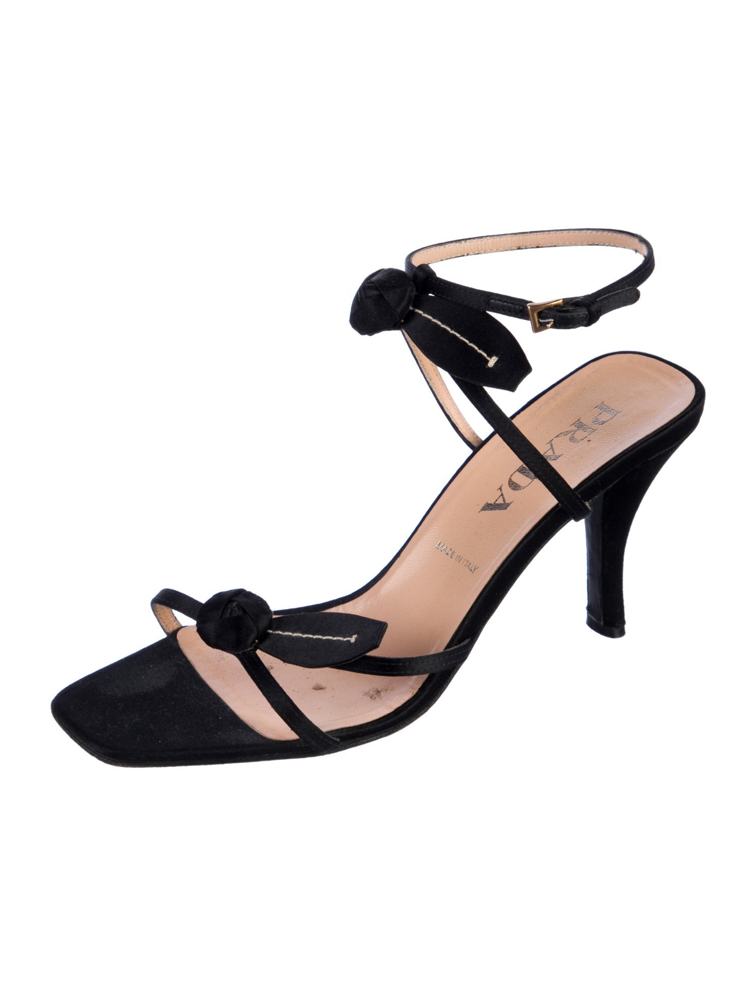 Prada Satin Sandals