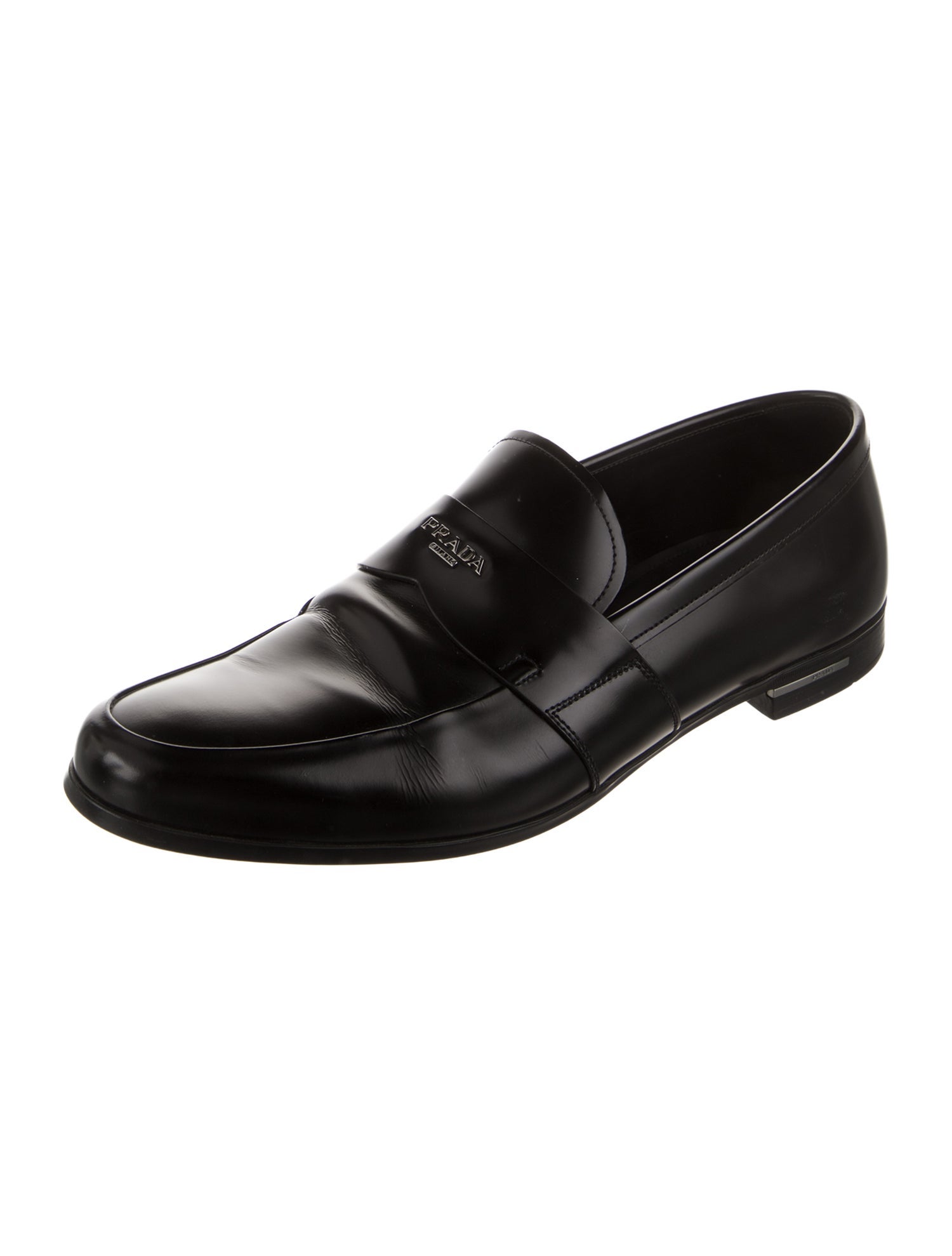 Prada Leather Dress Loafers