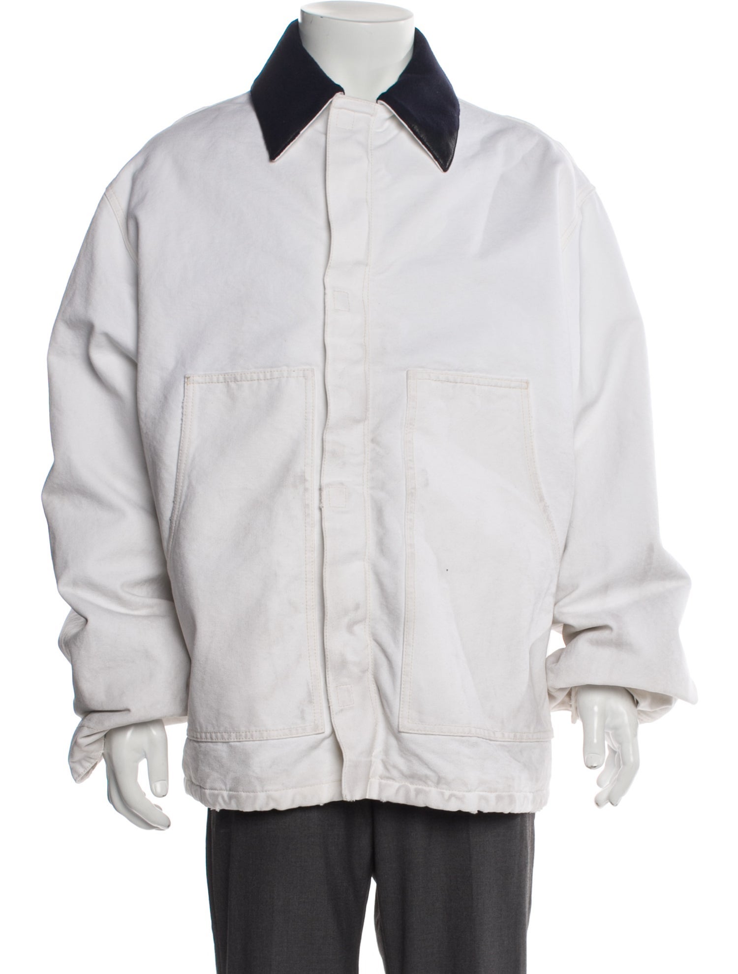 Prada 2024 Enameled Metal Triangle Bomber Jacket