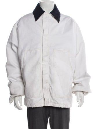 Prada 2024 Enameled Metal Triangle Bomber Jacket