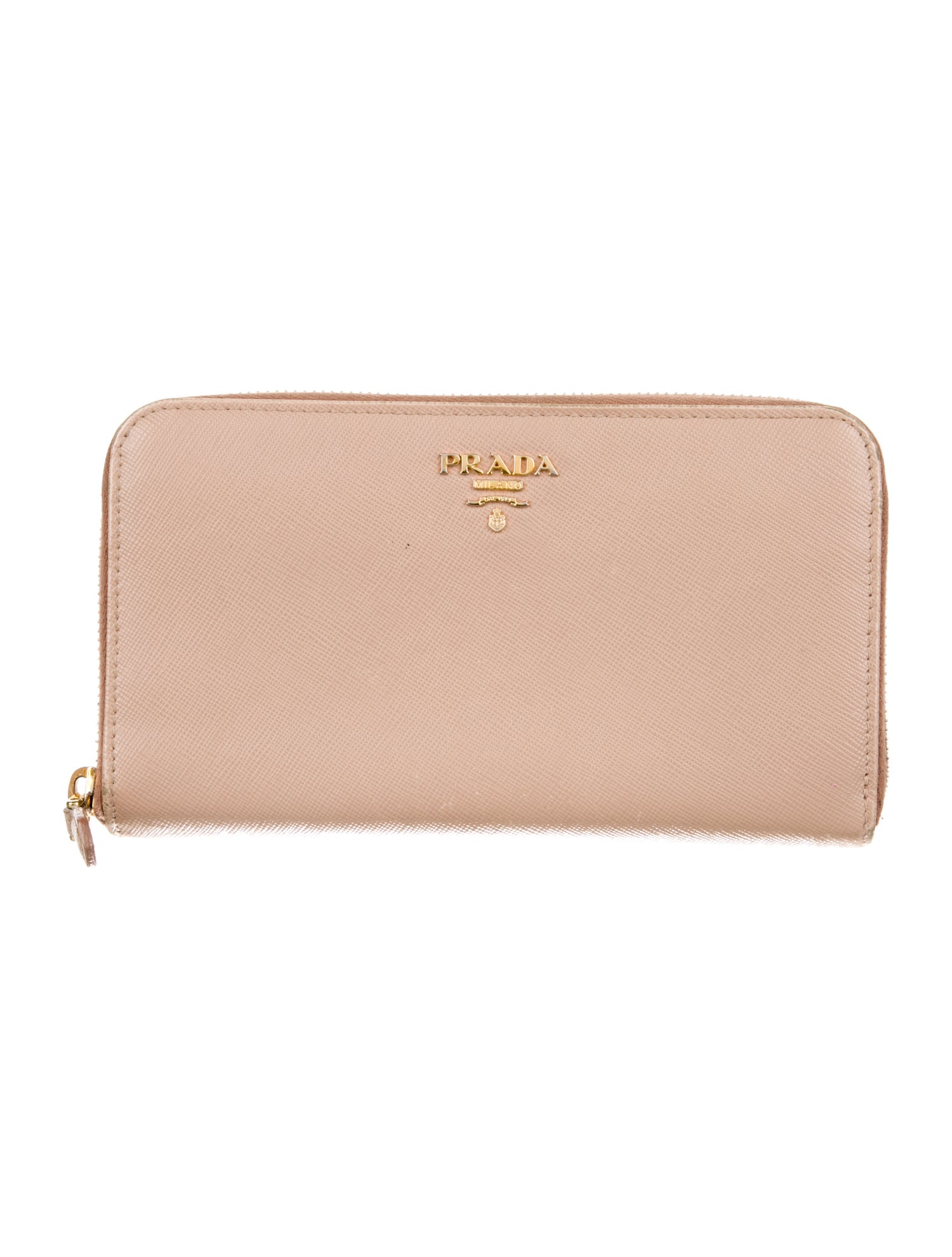 Prada Saffiano Metal Leather Continental Wallet