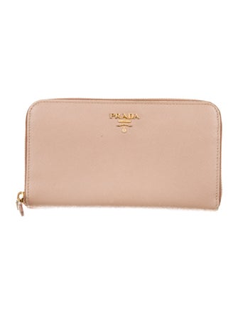 Prada Saffiano Metal Leather Continental Wallet
