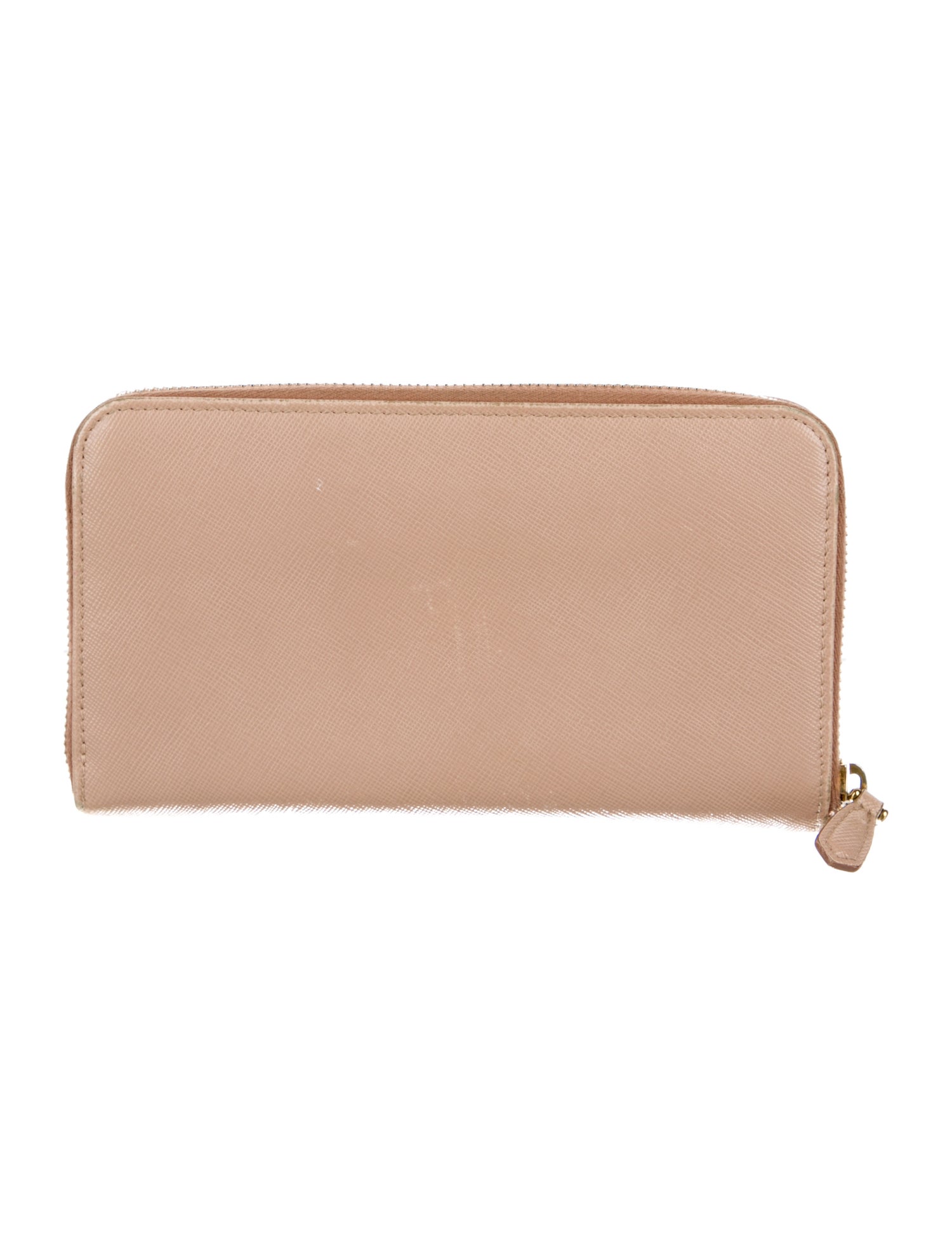 Prada Saffiano Metal Leather Continental Wallet