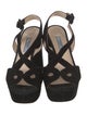 Prada Suede Slingback Sandals