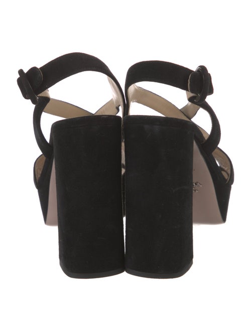 Prada Suede Slingback Sandals