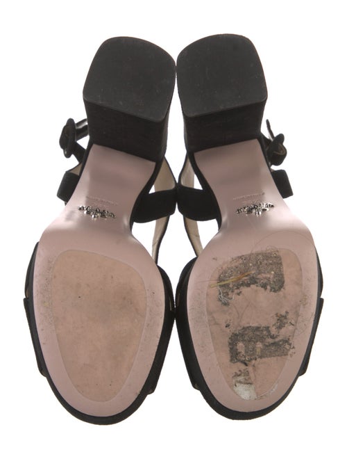 Prada Suede Slingback Sandals