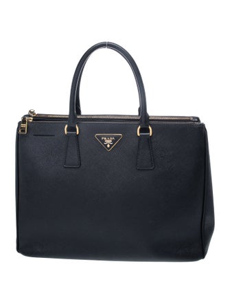 Prada Saffiano Leather Galleria Double Zip Large