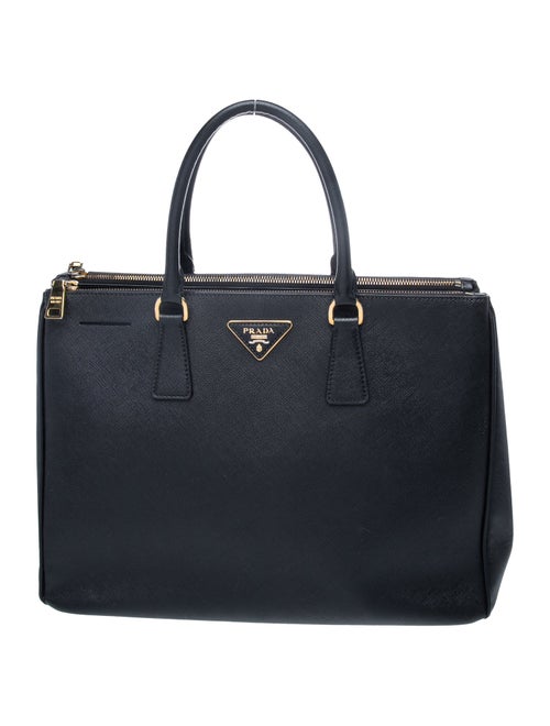 Prada Saffiano Leather Galleria Double Zip Large