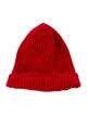 Prada Ribbed Logo Beanie