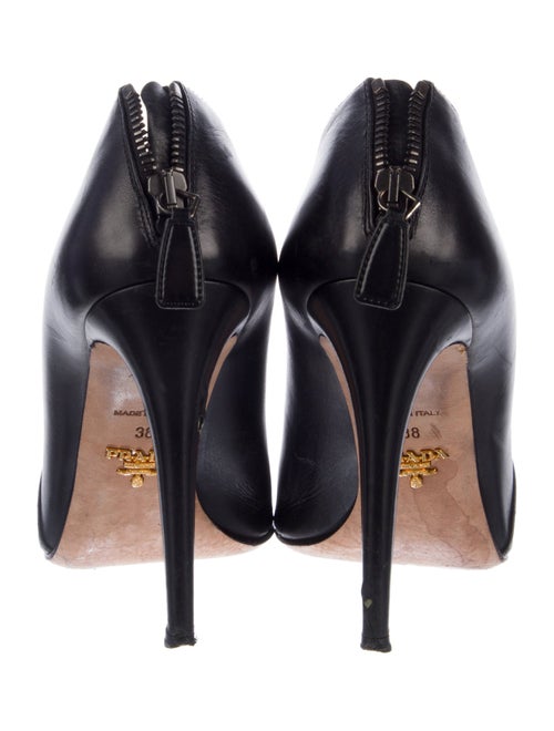 Prada Leather D'Orsay Pumps