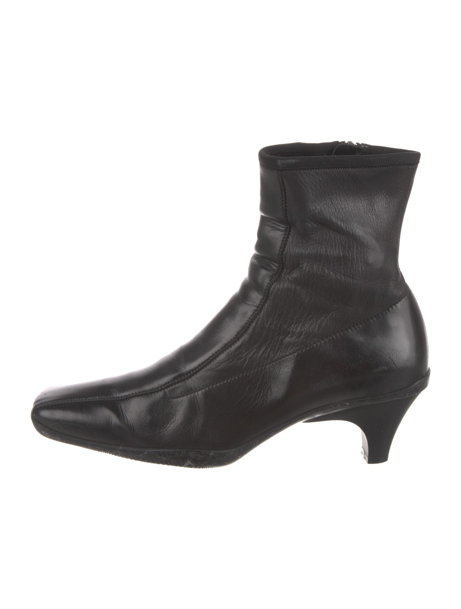 Prada Leather Sock Boots