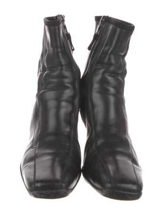 Prada Leather Sock Boots