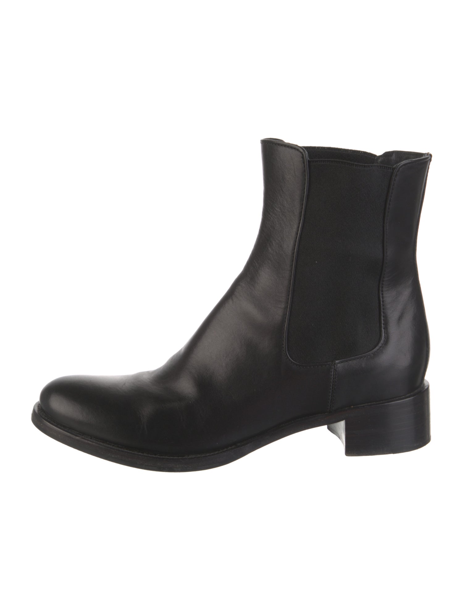 Prada Leather Chelsea Boots