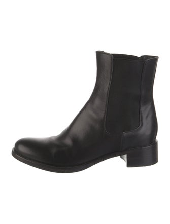 Prada Leather Chelsea Boots