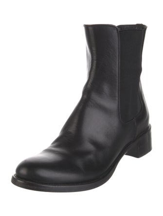 Prada Leather Chelsea Boots