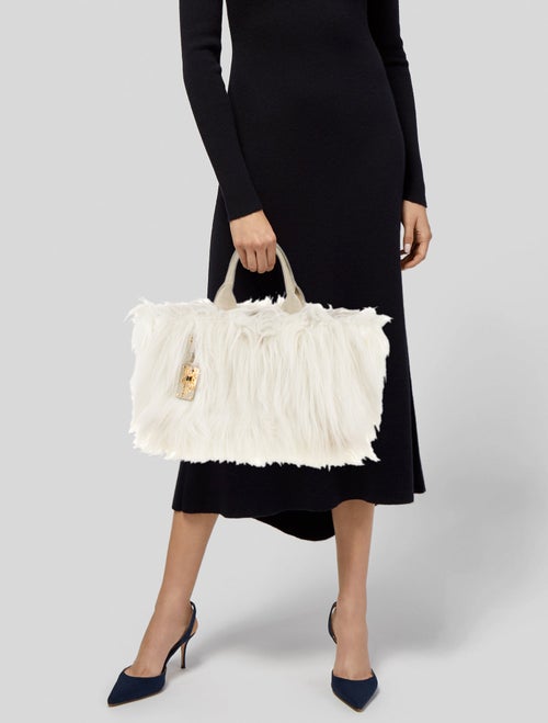 Prada Faux Fur Canapa gm