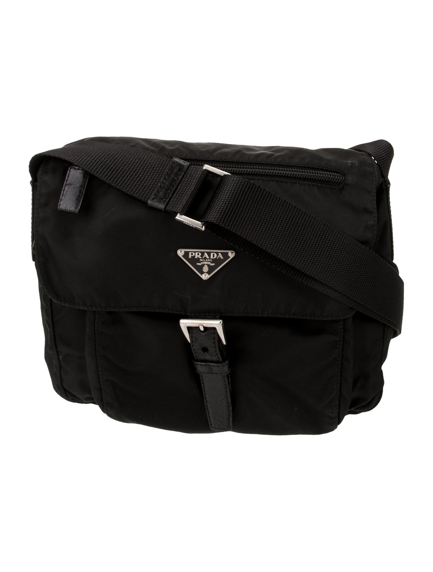 Prada Vela Nylon Crossbody Bag