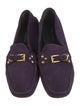 Prada Suede Studded Accents Loafers