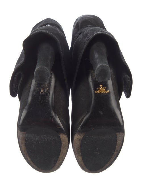 Prada Suede Moto Boots