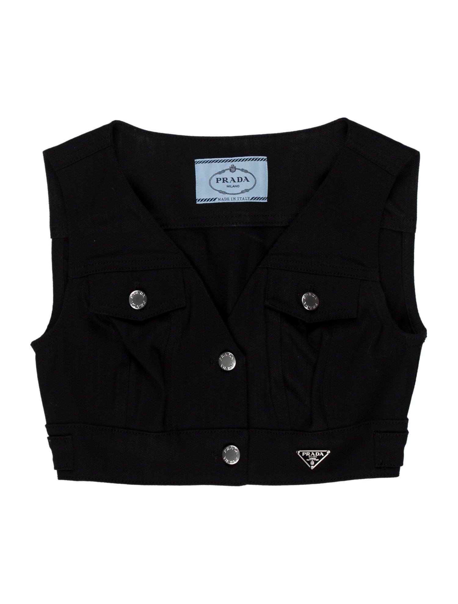 Prada 2023 Strapless Crop Top