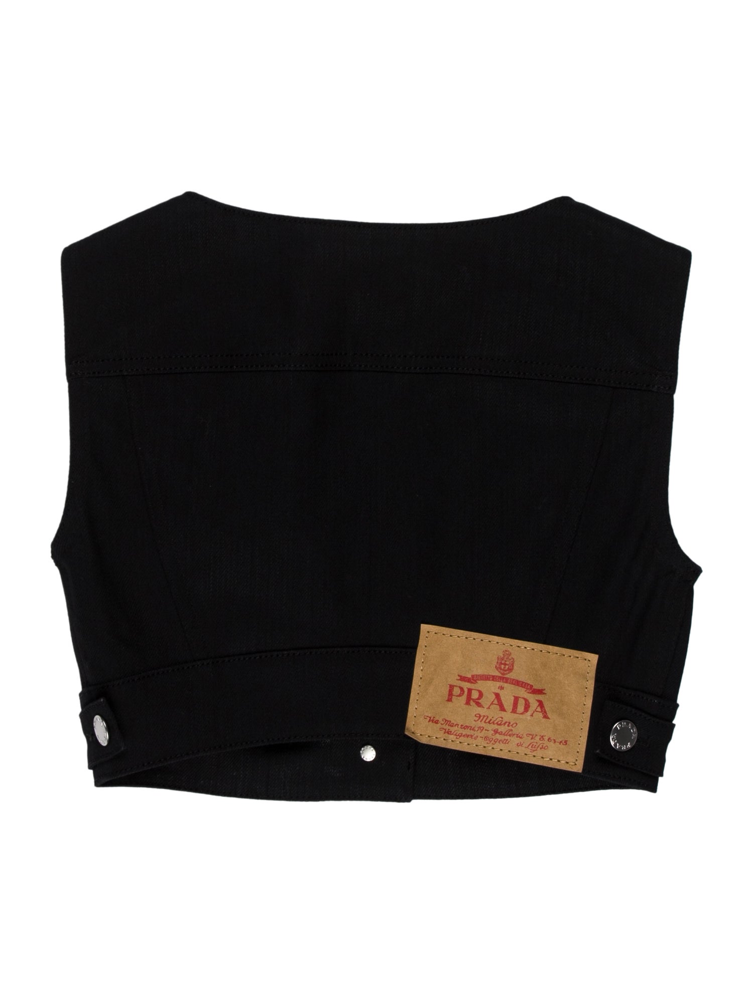 Prada 2023 Strapless Crop Top