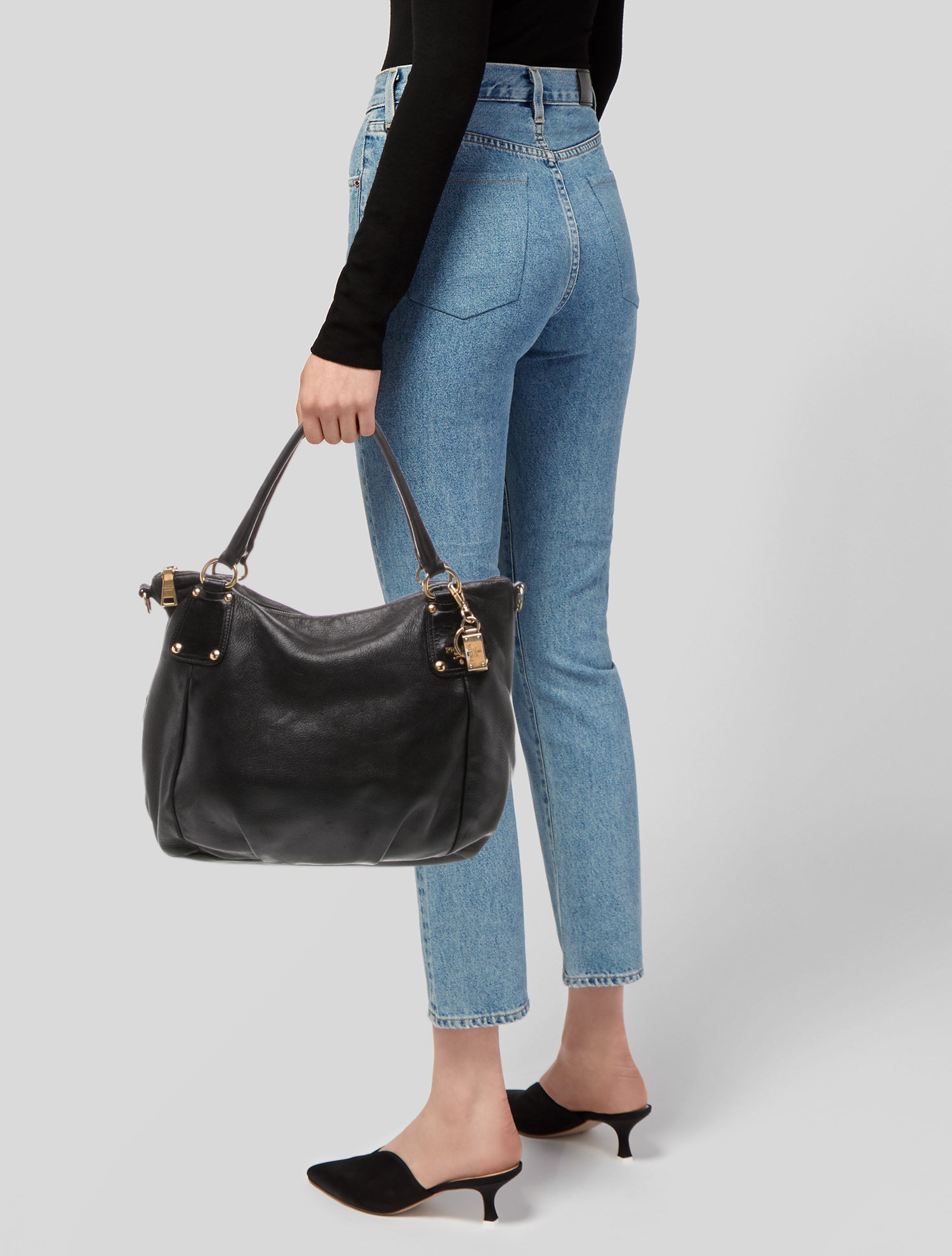 Prada Signature Shoulder Bag