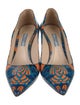 Prada Leather Printed Pumps