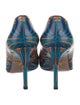 Prada Leather Printed Pumps