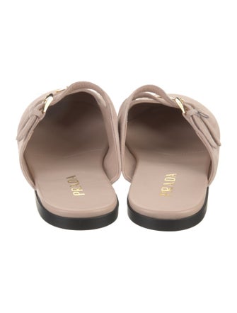 Prada Suede Mary Jane Flats