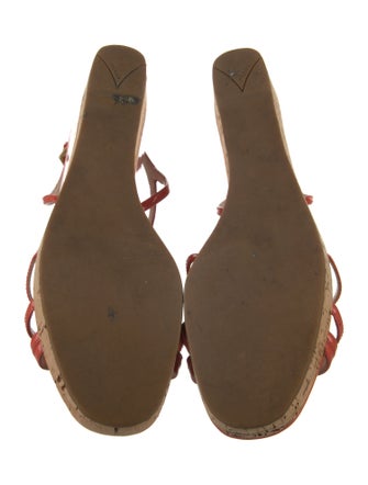 Prada Patent Leather Slingback Sandals