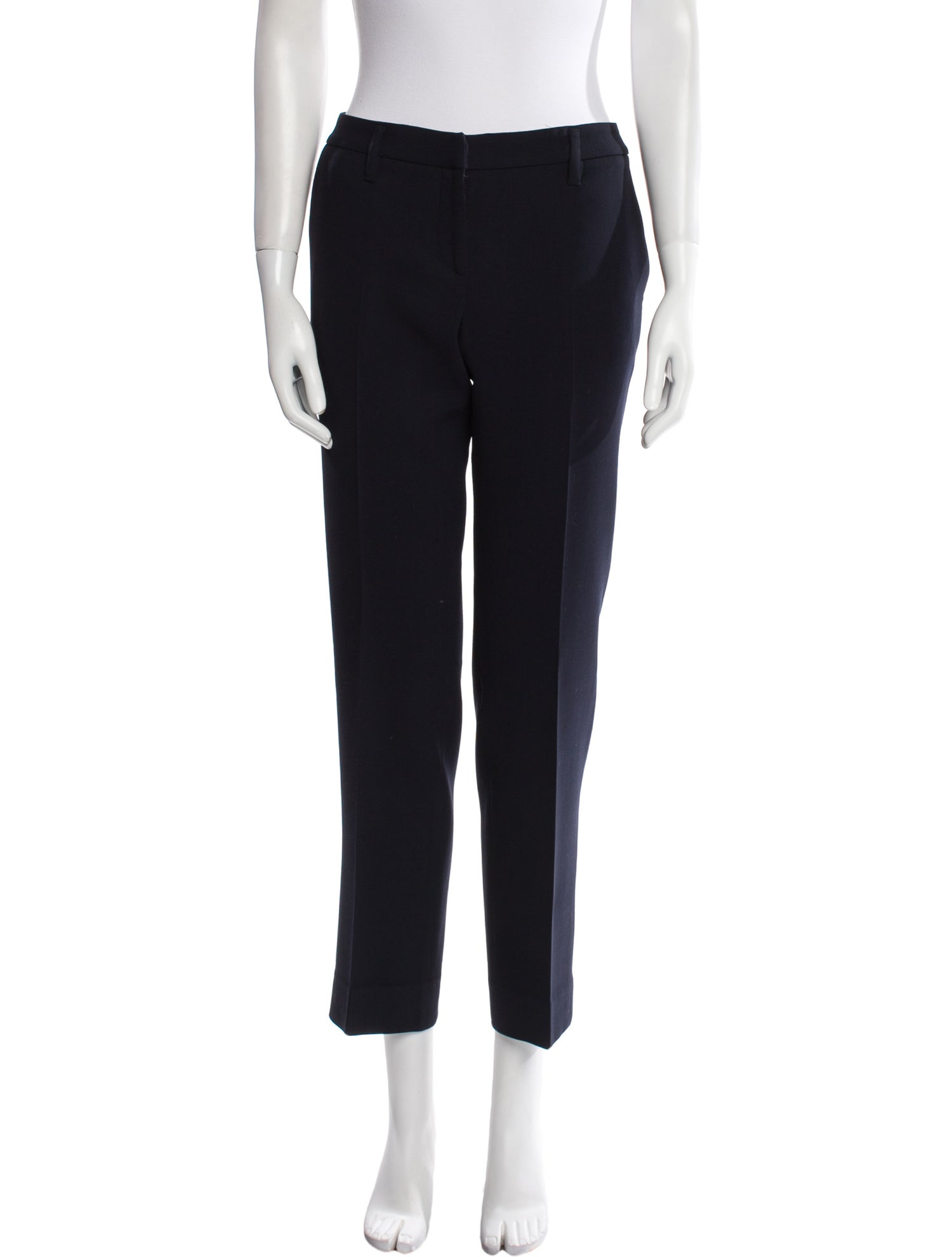 Prada Virgin Wool Straight Leg Pants