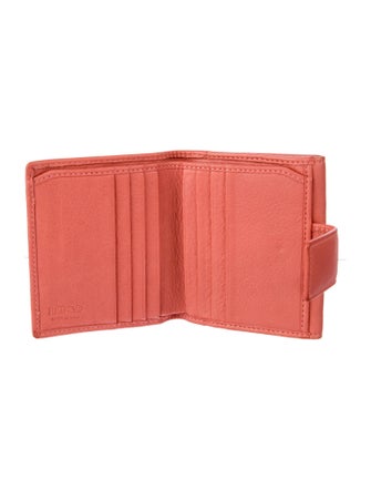 Red Valentino Leather Compact Wallet