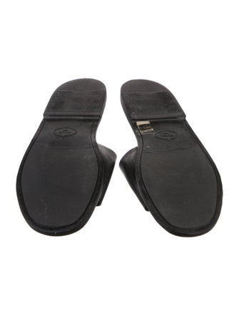 Prada Leather Slides