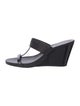 Prada Patent Leather T-Strap Sandals