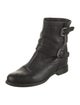 Prada Leather Moto Boots