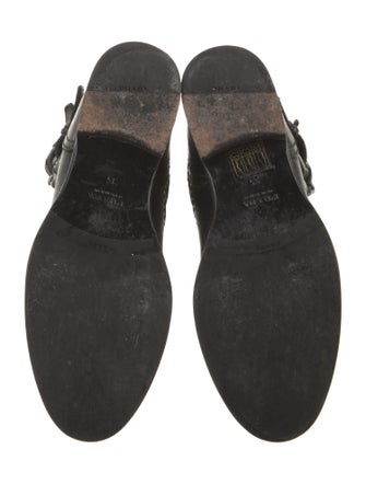 Prada Leather Moto Boots