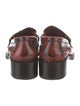 Prada Patent Leather Braided Accents Loafers