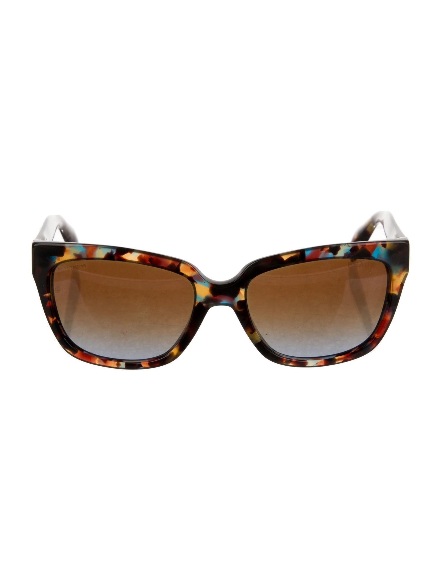 Prada Square Mirrored Sunglasses
