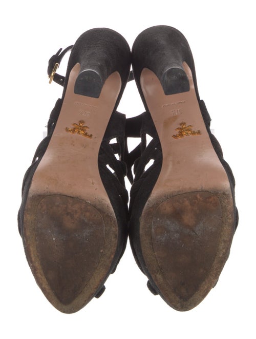 Prada Suede Slingback Sandals