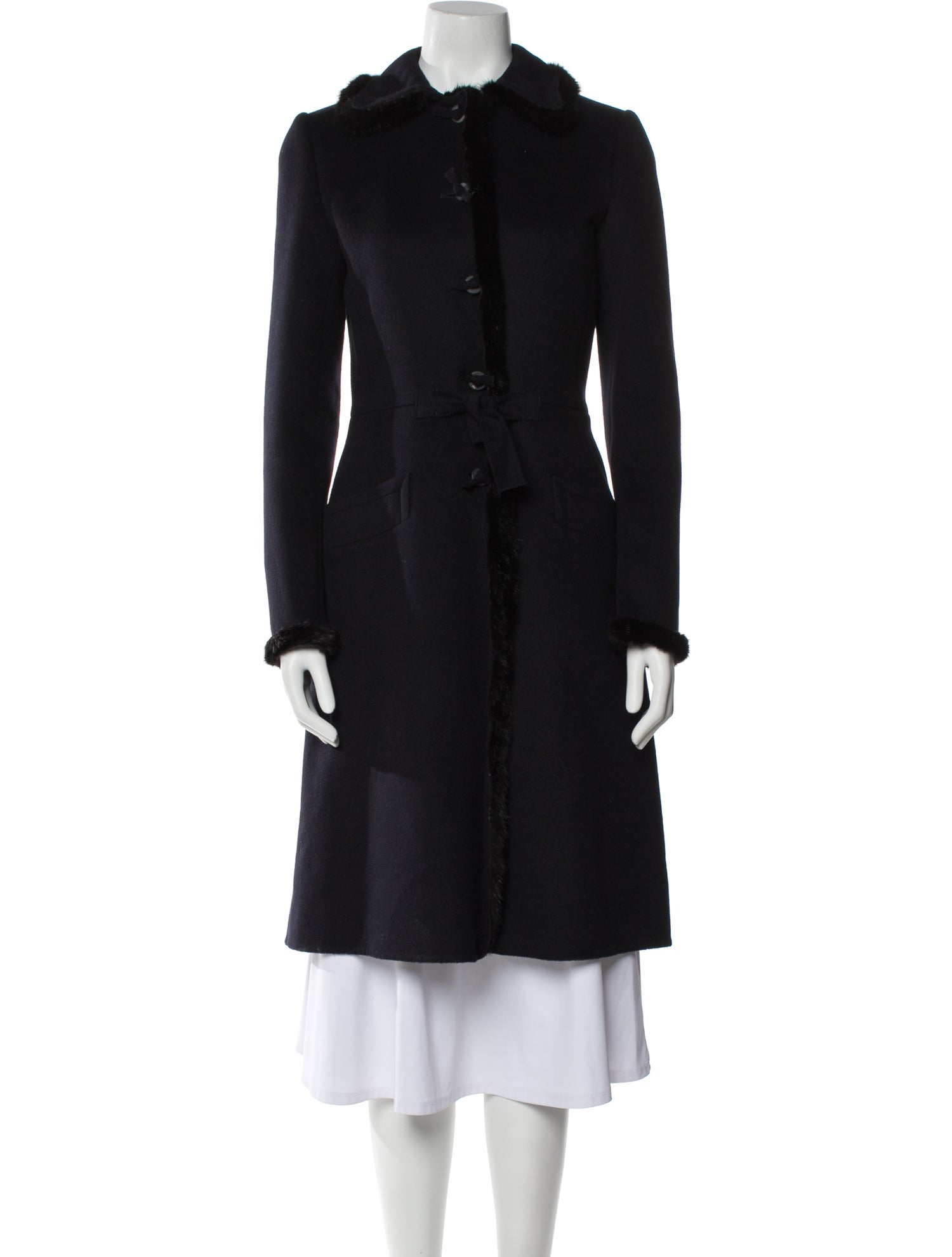 Prada Vintage 2004 Fur Coat