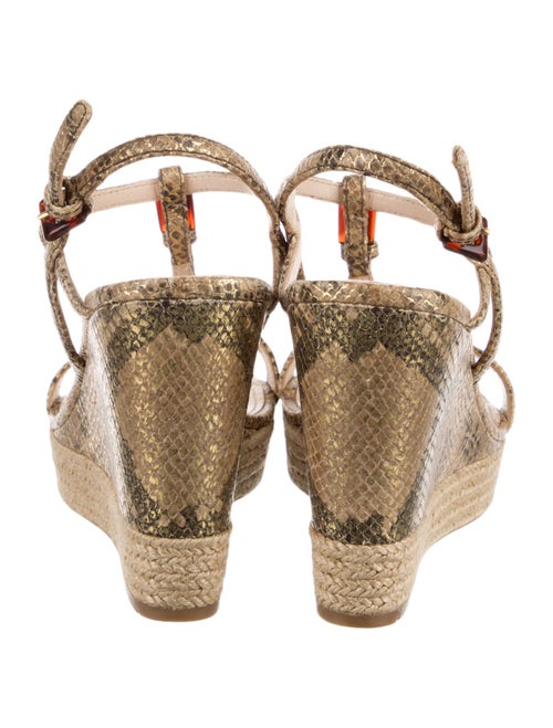 Prada Sport Snakeskin Animal Print Espadrilles