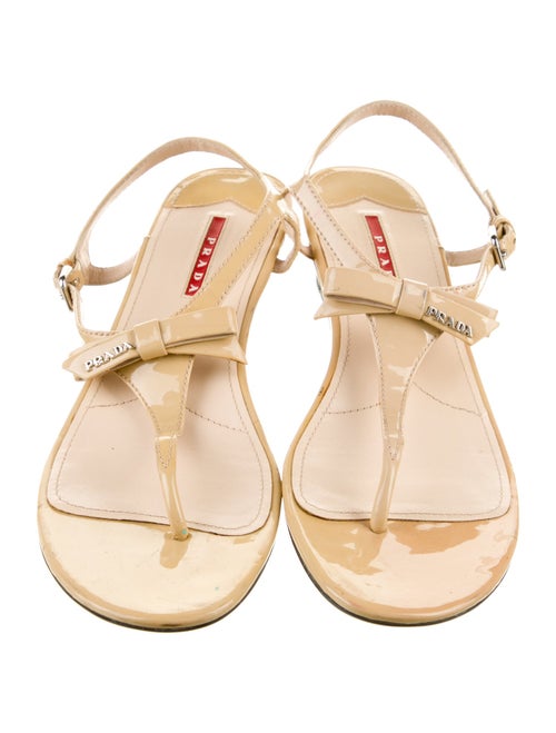 Prada Sport Patent Leather Sandals
