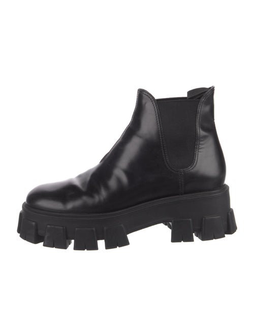 Prada Leather Chelsea Boots