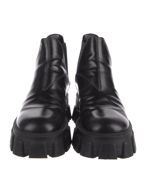 Prada Leather Chelsea Boots